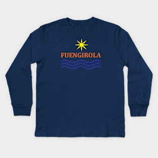 FUENGIROLA Kids Long Sleeve T-Shirt